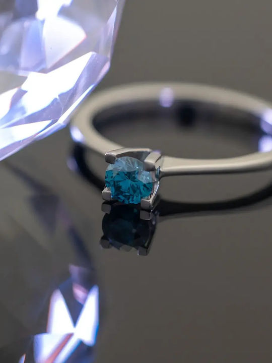 Single Stone from Gold 18K with Diamond