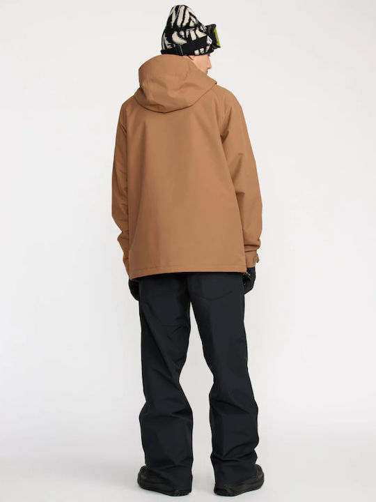 Volcom 2836 G0452606-TBR Ανδρικό Μπουφάν για Σκι & Snowboard Πορτοκαλί