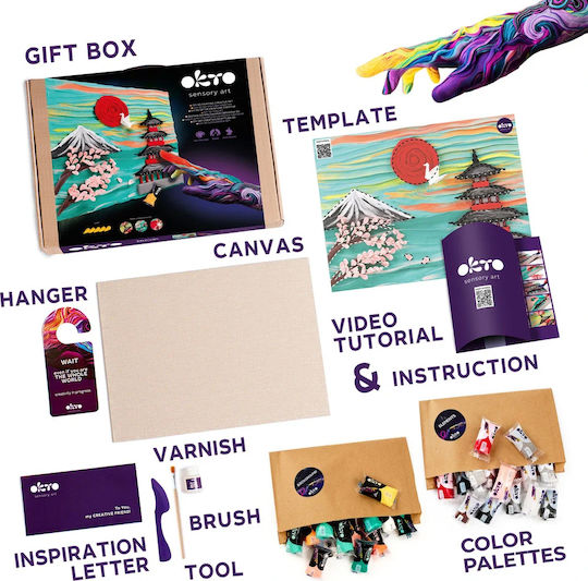 Diy Kreatives Malerei Set 3d Ton Japan