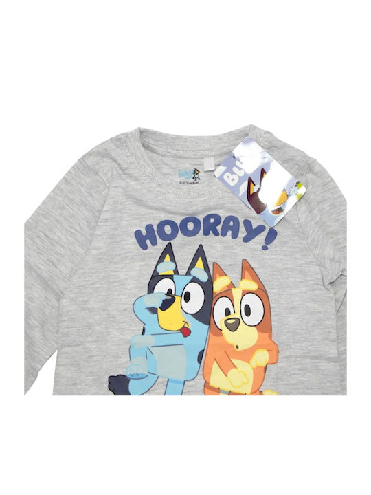 Παιδική Μπλούζα Μακρυμάνικη Grey Bluey