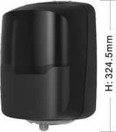 Net Professional Θήκη за салфетки Черен SL-120/B/Λ