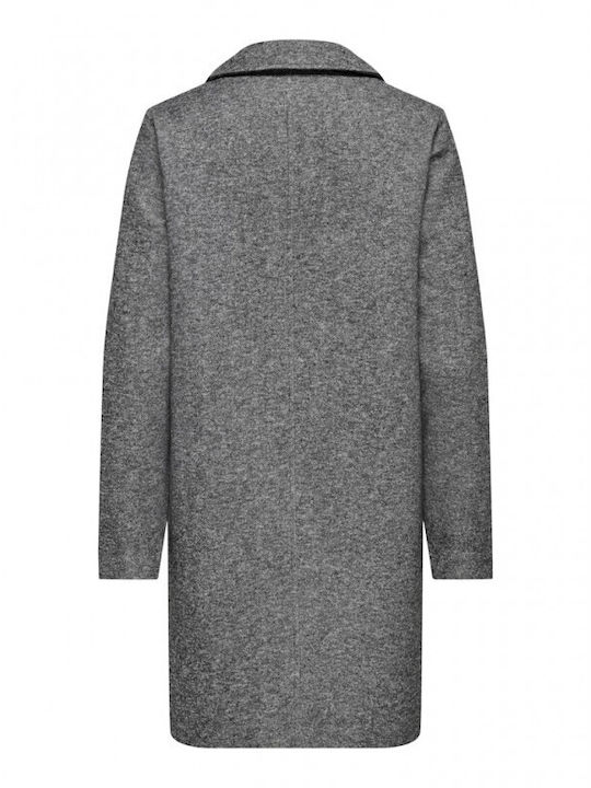 Sedona Women's Gray Coat with Buttons