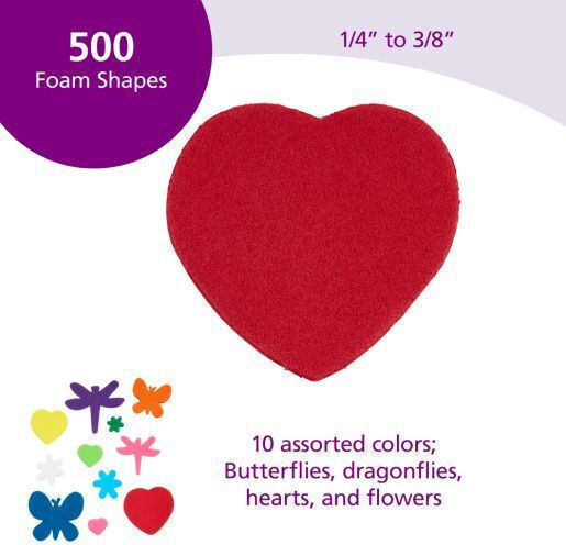 Set 500 Stück Schaumstoffdesigns