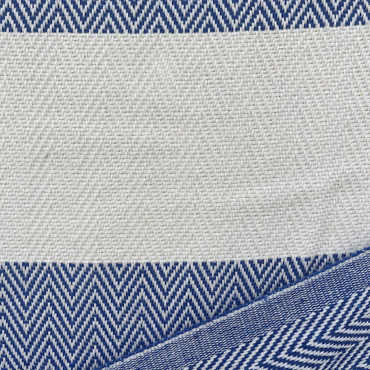 Pestemal Beach Towel Cotton Blue 180x100cm.