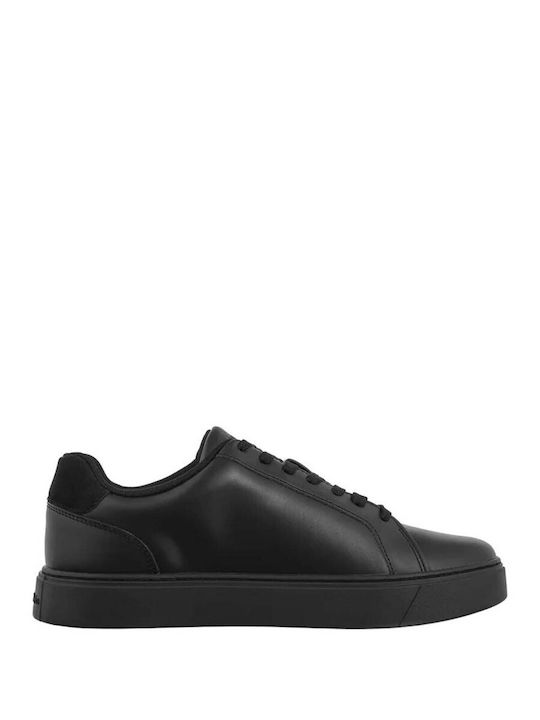 Calvin Klein Sneakers Μαύρο Δερμάτινο