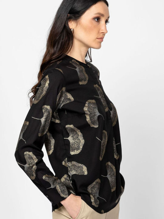 Women's Long Sleeve Shirt Ginkgo