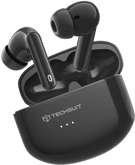 Techsuit CW1 In-ear Bluetooth Handsfree Căști Negru