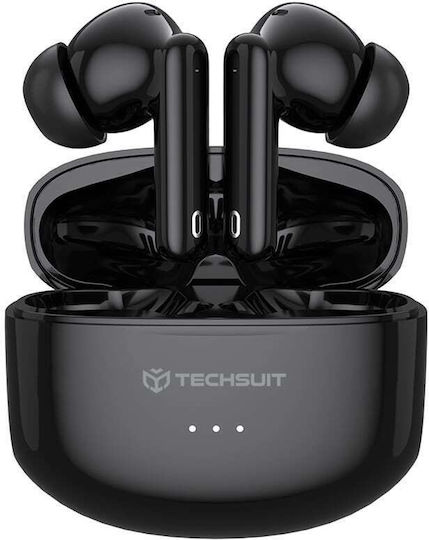 Techsuit CW1 In-ear Bluetooth Handsfree Căști Negru