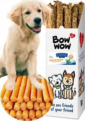 Bow Wow Λιχουδιές σε Stick Σκύλου με Κοτόπουλο και Κολοκύθα 75gr 10τμχ
