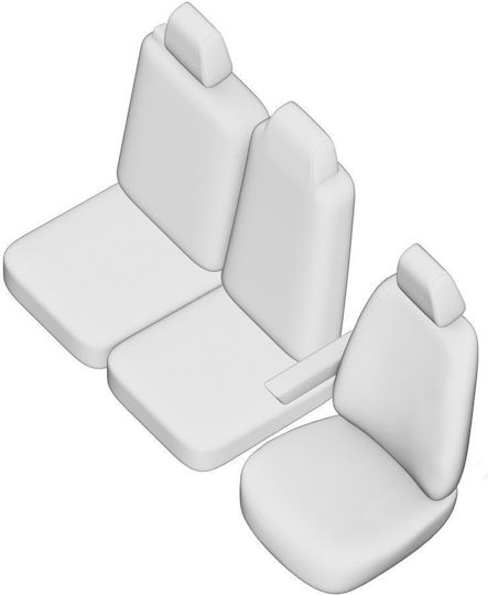 Umbrella Комплект Калъфи За Автомобилни Седалки Renault Master 2+1 2011-2019 Тип 2 Umbrella 45954