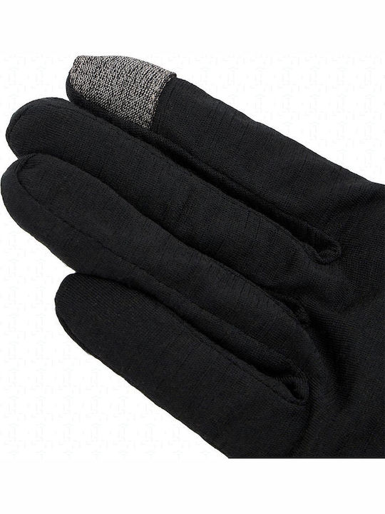 Schwarz Wolle Handschuhe Berührung