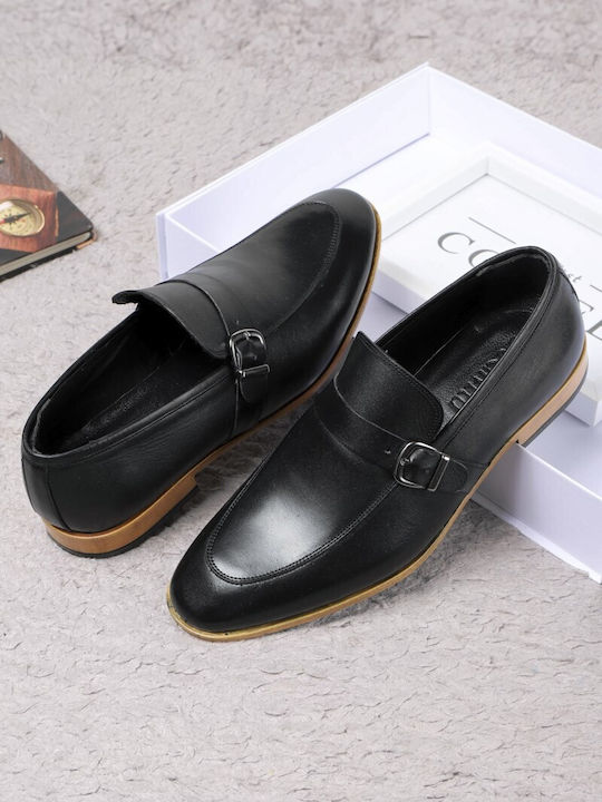 Leder Herrenschuhe Schwarz