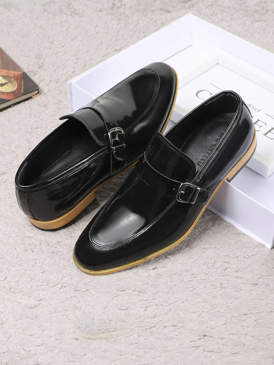 Leder Herrenschuhe Schwarz