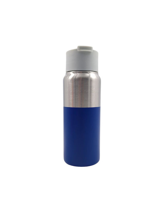 Water Bottle Stainless Steel 500ml Blue