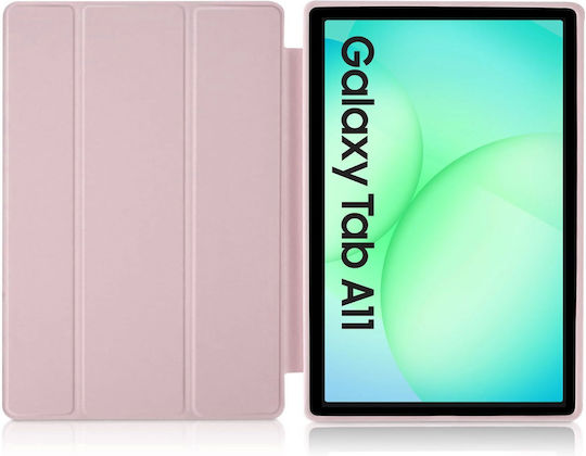 Husă Samsung Galaxy Tab A11 Plus 11" Tpu Silicon Ultra Slim Smart Cover – Roz