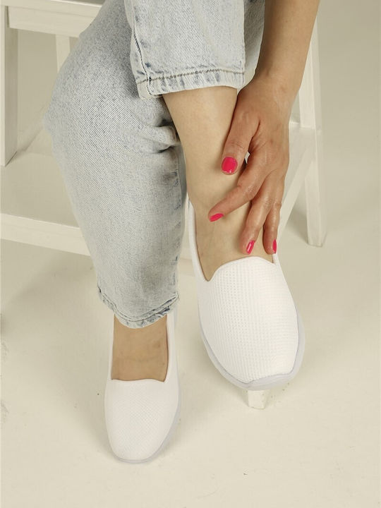 Slip-On-uri Pentru Femei Albe