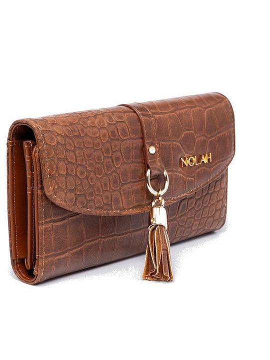 Crocolove Large Women's Wallet Brown
