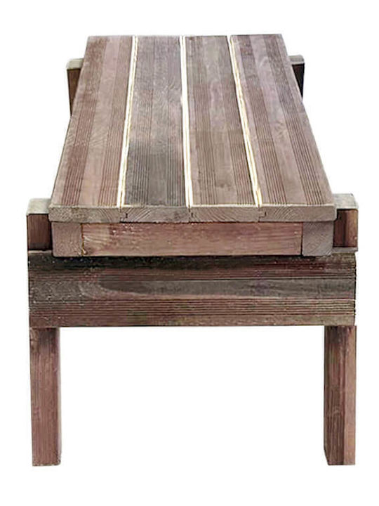 Bench Outdoor Wooden 80x42x36cm