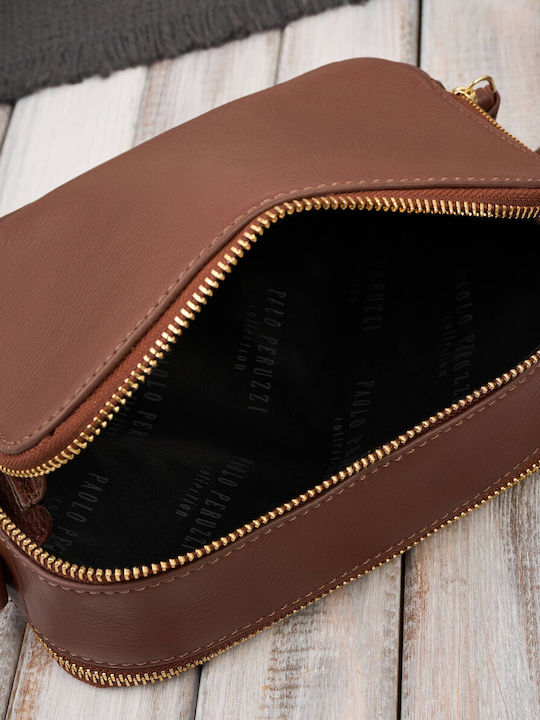 Leather Women's Bag Shoulder Brown
