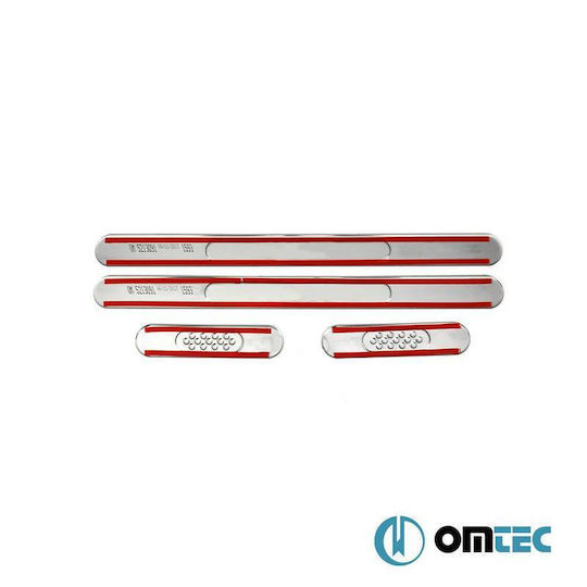 Decorative Interior Door Sills Line Opel Corsa D 06-15 5 Door Universal 4 Pieces
