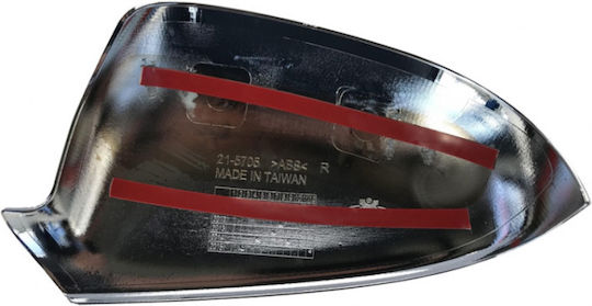 Mirror Caps Vw Golf V 5 03-08 Jetta 05-10 Eos 06-08 Sharan 04-10 Passat 3bg 04-05 Chrome 2 Pieces