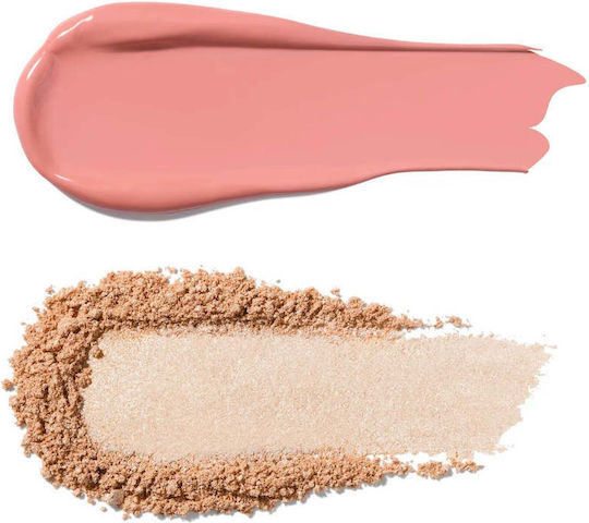Sunkissed Glow Paletă Duo Crema Blush și Iluminator Strălucitor Nuanță Roz Sunrise Profusion Cosmetics