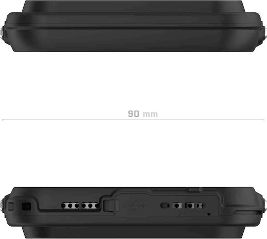 Ghostek Nautical Slim 360 Full Cover Πλαστικό / Σιλικόνης 2mm Αδιάβροχο Μαύρο (iPhone 17 Pro)