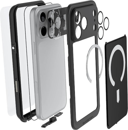 Ghostek Nautical Slim 360 Full Cover Πλαστικό / Σιλικόνης 2mm Αδιάβροχο Μαύρο (iPhone 17 Pro)