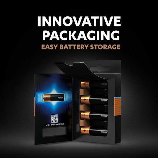 Duracell Optimum Alkaline Batteries AA 1.5V 4pcs