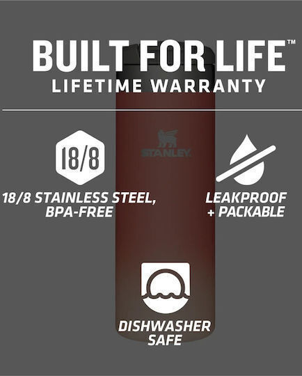 Stanley AeroLight Transit Ποτήρι Θερμός Ανοξείδωτο BPA Free 470ml Μωβ Σιέλ