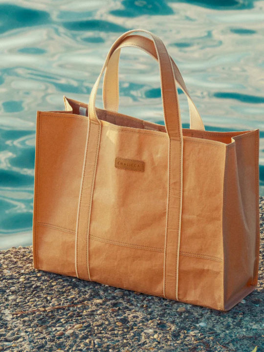Chalicca On Go Large Tote Bag Brown