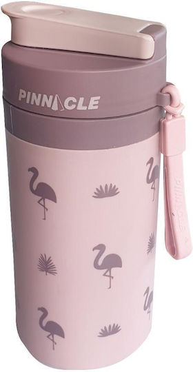 Pinnacle Stainless Steel Thermos Bottle 400ml Pink