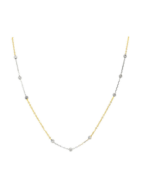 Xryseio Колие от Бяло злато 14K