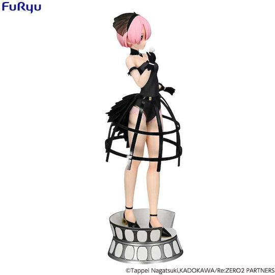 Re Zero Exceed Creative Pvc Statue Ram Cage Dress 22 Cm