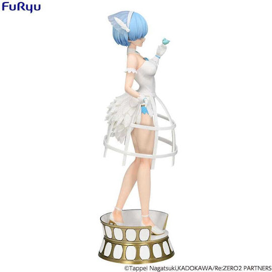 Re Zero Exceed Creative Pvc Statue Rem Cage Dress 22 Cm