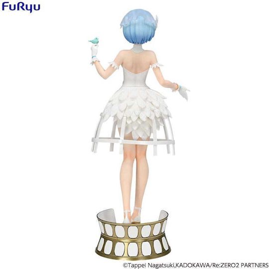 Re Zero Exceed Creative Pvc Statue Rem Cage Dress 22 Cm
