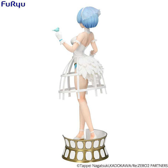 Re Zero Exceed Creative Pvc Statue Rem Cage Dress 22 Cm