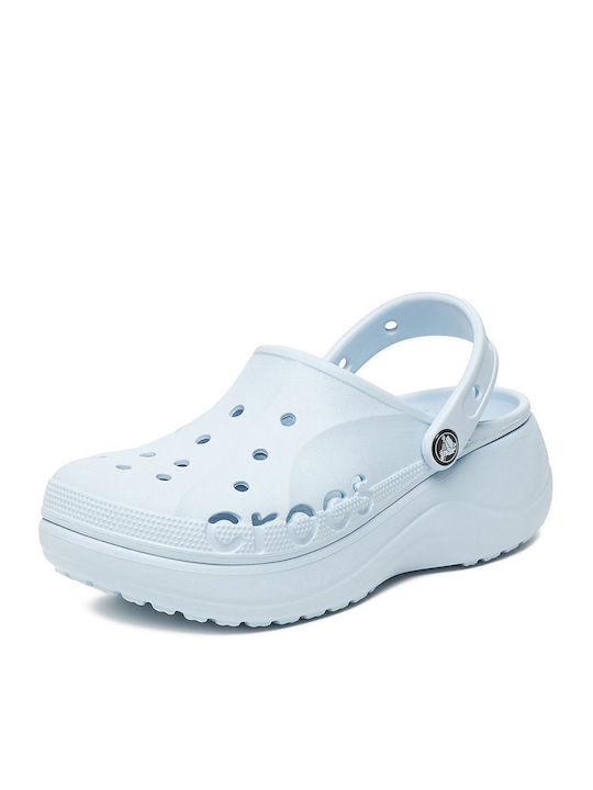 Crocs Baya Platform Clog Γυναικεία Σαμπό Μπλε Crocs Baya Platform Clog Γυναικεία Σαμπό Μπλε