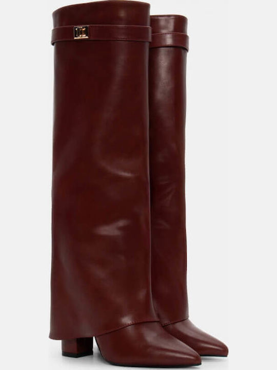 Cizme dama Burgundy