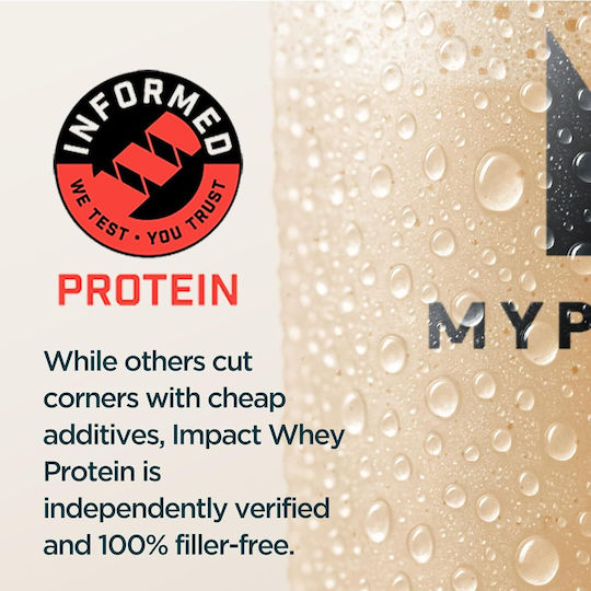 Myprotein Impact Whey Isolate Πρωτεΐνη Ορού Γάλακτος Χωρίς Γλουτένη 2.5kg