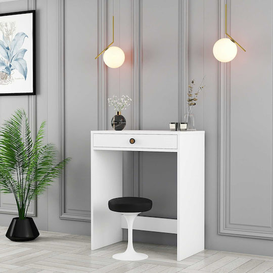 Μίνι Τραπέζι Μακιγιάζ Λευκό Λευκό 70x84x71cm Μίνι Τραπέζι Μακιγιάζ Λευκό Λευκό 70x84x71cm