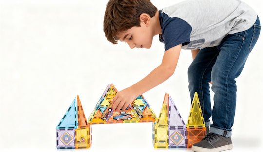 Bufnitel Magnetisches Bauspielzeug für Kinder ab 3+ Jahren