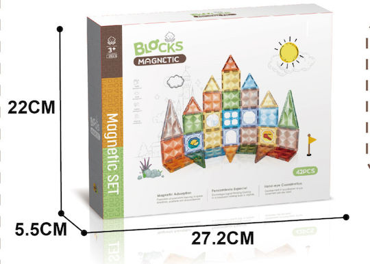 Bufnitel Магнитна Конструктивна Игра за Деца 3+ години+ Години