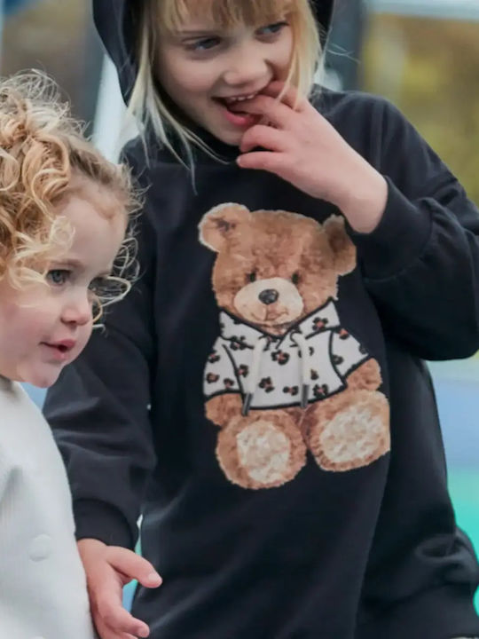 Children's Dress Sweatshirt Long Sleeve Black