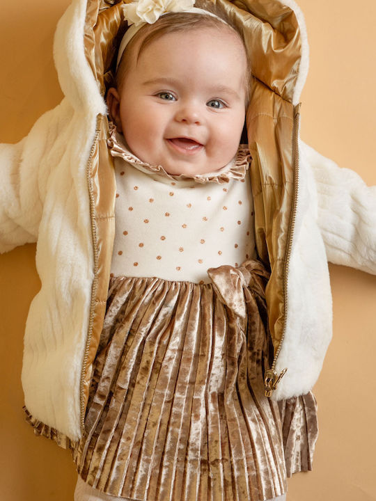 Kinderkleid Langärmelig Gold