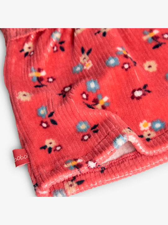 Children's Dress Long Sleeve Knitted Coral