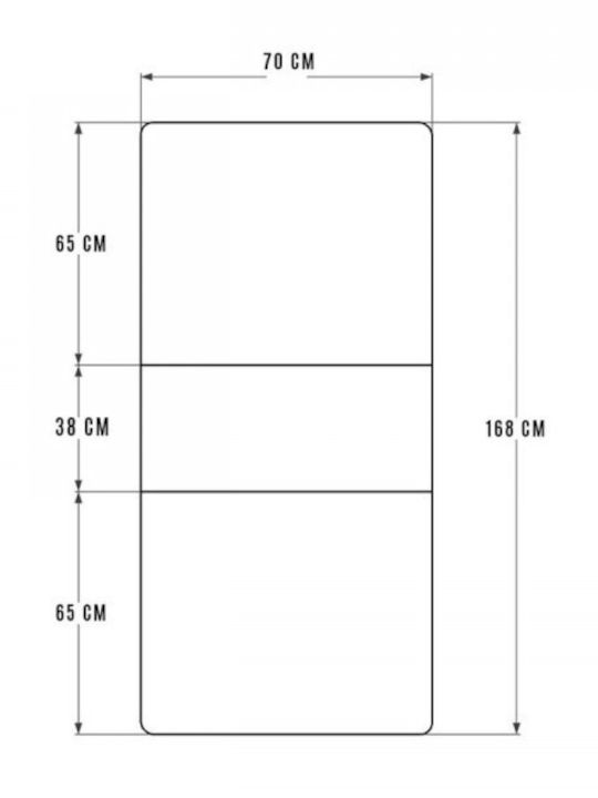 Masă Pliabilă Pentru Bucătărie Și Sufragerie MDF Stejar 70x168x75cm