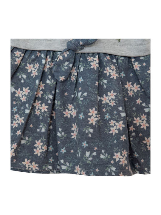 Set pentru copii cu pantaloni Iarnă 3buc Grey-blue