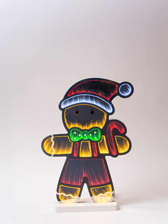 Eurolamp Gingerbread Man 28x5.5x40cm Decorative Design Mirror LED Tape Transformer 207 LED Multicolour LED Power Supply 3m IP20 Eurolamp