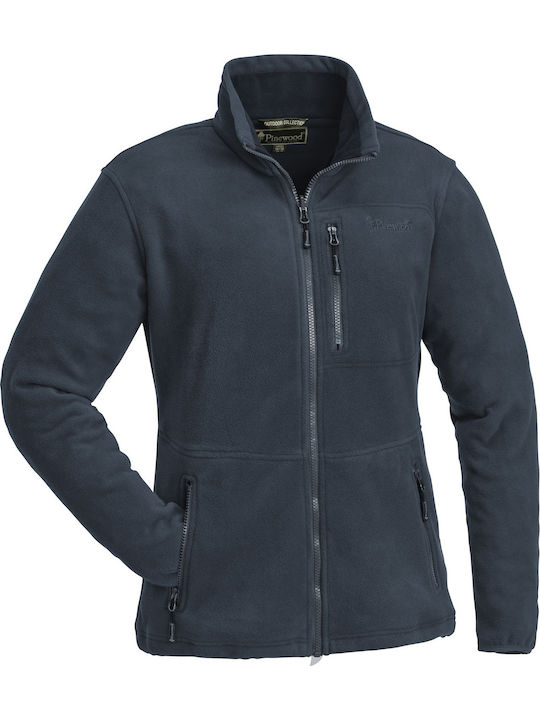 Pinewood Finnveden Hunting Cardigan Fleece Blue